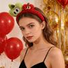 Модная Фруктовая Повязка на Голову Легкая Плюшевая Ткань Резинка для Волос Реквизит для Активного Отдыха и Инструмент для Ежедневной Укладки