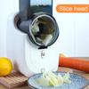 Electric Cheese Grater Fruit Vegetable Chopper Easy To Operate Salad Machine Food Slicer Shredder for Vegetable Fruit Nuts