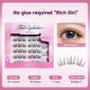 False Eyelashes Without Glue, Natural-looking False Eyelashes, 3D False Eyelashes Without Adhesive, Black Lashes With Strong Adhesion In 1 Second