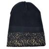Autumn And Winter Beanies Women Fashion Sequins Knitted Hat Femal Flashing Beanie Girls PomPom Hats