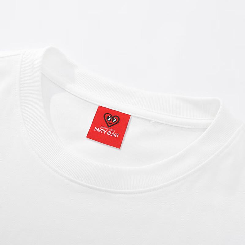Chaersitaoxin Short-Sleeve T-Shirt with Daisy Print, Unisex Summer Cotton Half-Sleeve for Couples, Pure White, Size M
