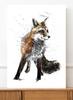 Poster Fox Abstraction Art Print