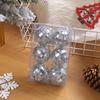 3-12CM Silver Christmas Ball Christmas Decoration Xmas Tree Pendent Ornaments Home Decor Navidad New Year 2026 Party Supplies