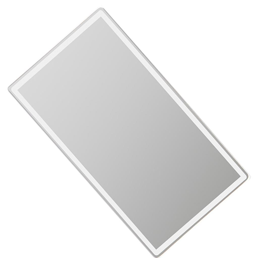 Зеркало для макияжа из нержавеющей стали для автомобильного козырька, спинки сиденья, самоклеящееся зеркало для туалетного столика, салонное косметическое зеркало для макияжа