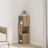 Corner Cabinet 25.5x25x80cm Engineered Wood Artisan Oak