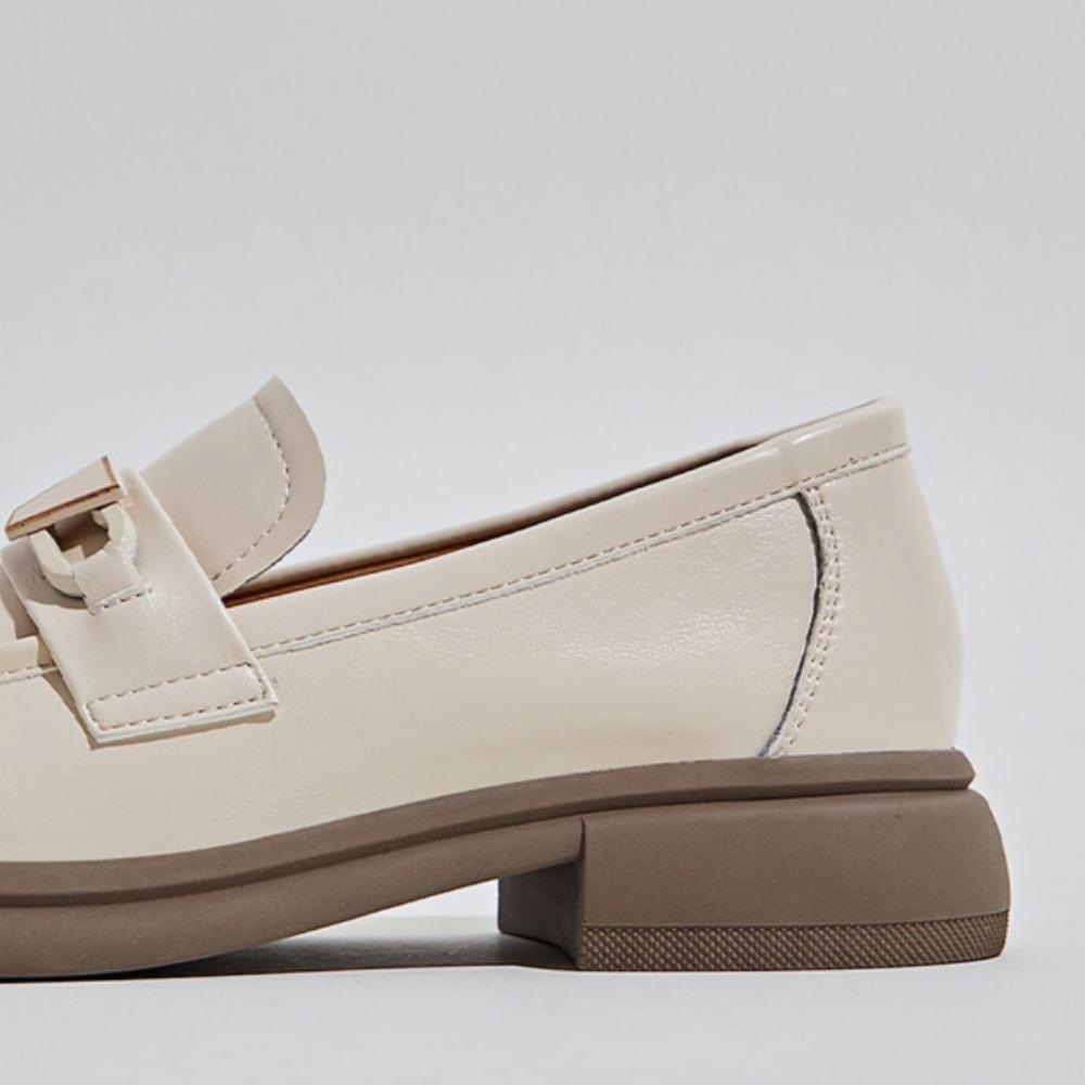 Loafers Women's British Style Small Leather Shoes Women's Shoes Small Fragrant Style Single Shoes