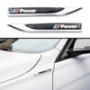 2pcs Fashion Car-Styling Stainless Steel Car Blade Car Body Waterproof Sticker For Bmw x1 x3 x5 x6 f10 f20 f30 e36 e39 e46 e60