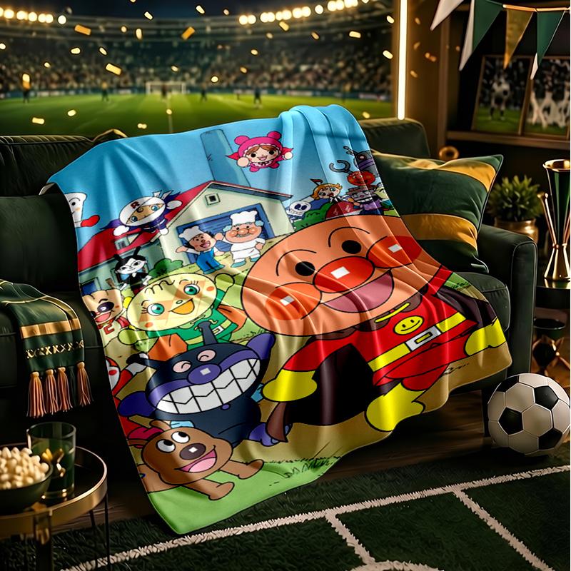 Superhero Parade Blanket Flannel Throw for Sofa, Indoor, Camping, Living Room, Office, Chair, And Bed Soft Birthday Gift