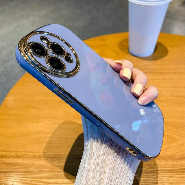 Роскошный мягкий гальванический чехол для телефона для Iphone 14 13 12 11 Pro Max Xr Xs Max X 13pro 11 14 Plus противоударный чехол-бампер