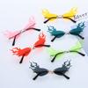 Women Men Narrow Sunglasses Trending Rimless Wave Sun Glasses Fire Flame Fashion Sunglasses