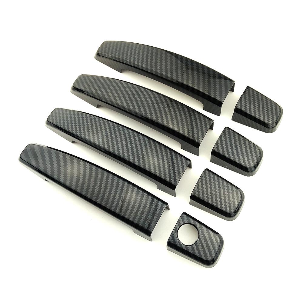Для Opel Astra HJ 2004-2015 изменение цвета из углеродного волокна, ремонт, хромированная крышка дверной ручки, декоративная накладка, защита