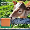 Cattle Sheep Licking Brick Box Salt Bricks Mineral Block Feeder Livestock Feeding Rack Anti-Slip Plastic Nutrition Lick Holder Tray for Farm Home