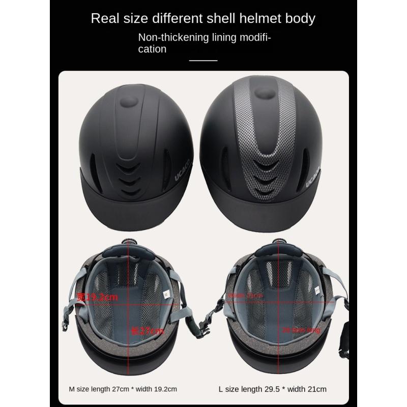 Сверхлегкий шлем для взрослых и детей, регулируемый шлем для верховой езды, рыцарская шляпа со съемными полями, снаряжение для лошади