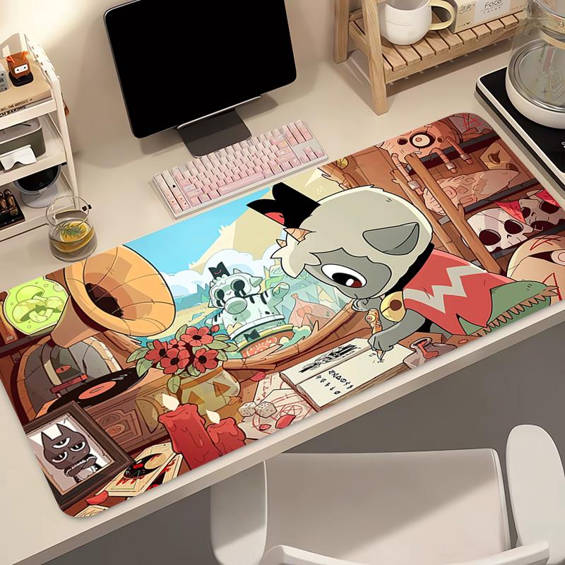 Mouse Pad Gamer Computer PC Kawaii Mousepad Gaming Accessories Keyboard Pad Game Ccult of the Llamb Extended Desktop Mouse Mat