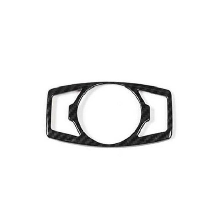 Headlight Switch Control Frame Cover For Ford Mustang 2015- ABS Carbon Fiber