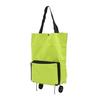 Folding Shopping Cart Trolley Bag with Wheels Large Capacity Foldable Design Waterproof Shopping Bag Portable Hand-Pulling Grocery Bag
