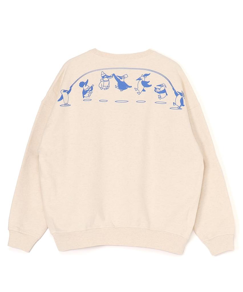 Толстовка Oversized Large Jump Rope Crew Top [Chums] женская H/Natural