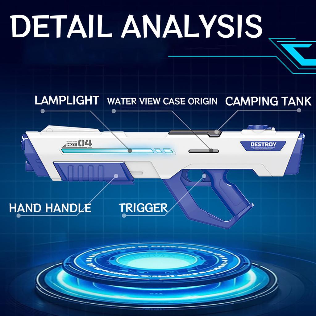 Powerful Electric Water For Kid/Adult, Automatic Auto Water Guns , Squirt Guns Blaster For Summer Pool/Beach Toys