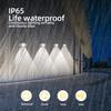 Solar LED Outdoor Light Garden Street Light Waterproof Human Sensing Home Garden Layout Balcony Decorative Step Stair Wall-Light