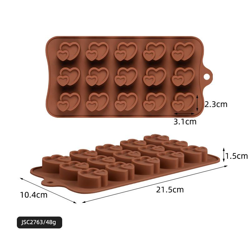 Silicone Chocolate Mold Baking Cake Pan For Pastry Bakery DIY Confectionery Tools Candy Making Accessories