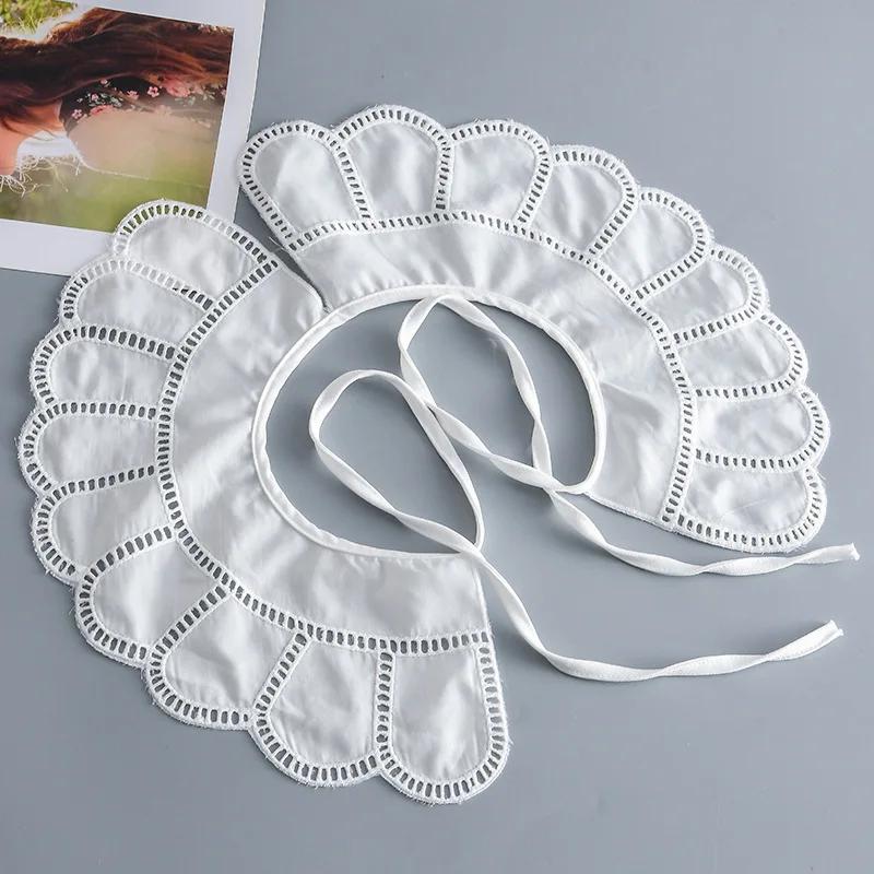 Fashion Cloud Shoulder Wraps Bowknots Fake Collar for Women Shirt Detachable Collars Lace Lapel Neckwear False Collars