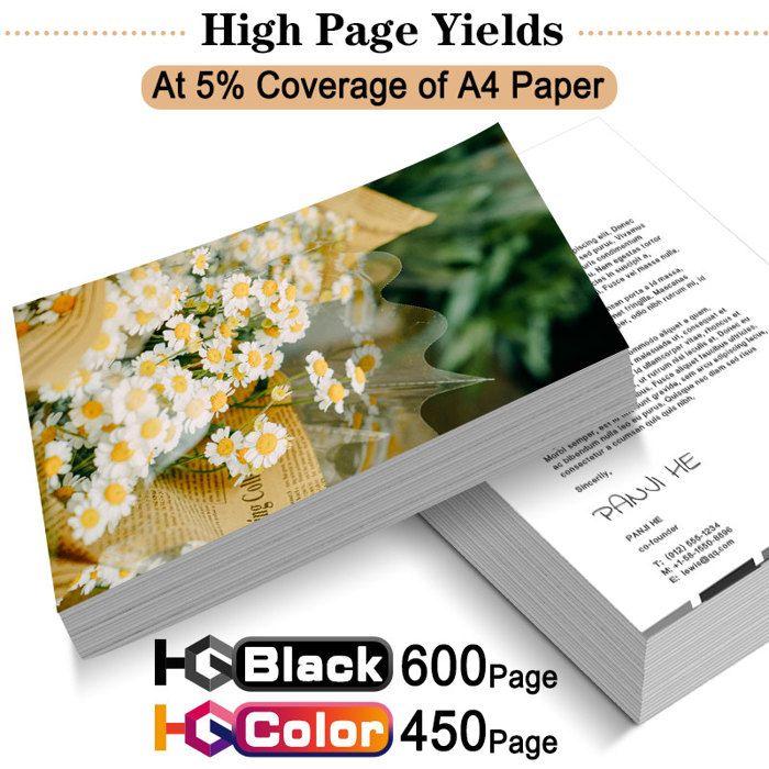 Чернильный картридж - CHOUMICHA - 545XL 546 - Совместимый с Canon - Черный - 1 шт.