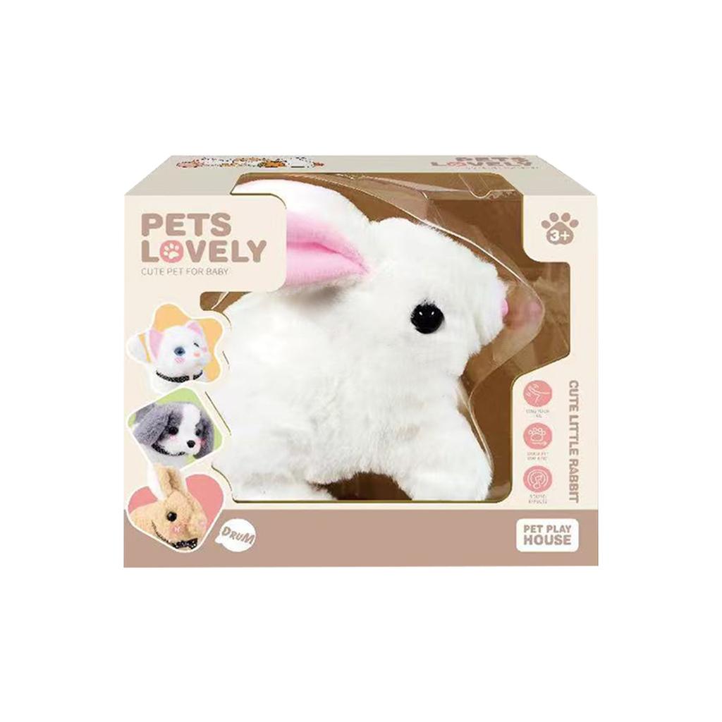 Робот-кролик Мой реалистичный робот-кролик Робот-кролик, как настоящий кролик Игрушечный кролик, ходит как настоящий кролик