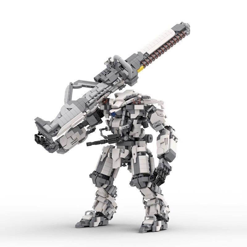 Строительный блок, совместимый с Lego, модель робота Mk17, большой меха, сборная модель, игрушка-конструктор