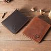 Кошелек из натуральной кожи ручной работы с карманом для монет для мужчин, кошелек из натуральной кожи, лучший мужской кошелек из натуральной кожи