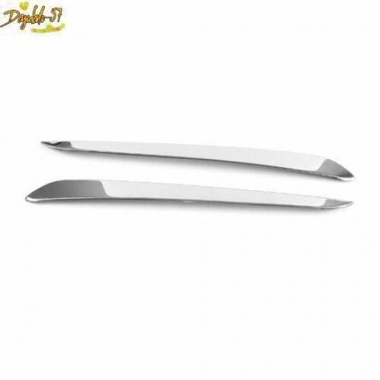 2PCS For 2016-22 Cadillac XT5 Chrome Steel Exterior Tail Light Lamp Strip Trim
