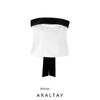 Araltay New Arrival Fashion Style Women's Clothing Fashion All-Match Minimalist Bowknot Decoration Tube Top Tops 9003420
