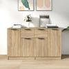 3115814 vidaXL Buffets 2 Pcs Sonoma Oak 60x30x70 Cm Engineered Wood