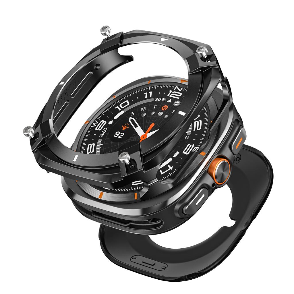 Защитный чехол из алюминиевого сплава для Samsung Galaxy Watch Ultra 2024/2025 47 мм Мужская крышка для SAMSUNG Galaxy Watch 8 44 мм Аксессуары Защитное стекло