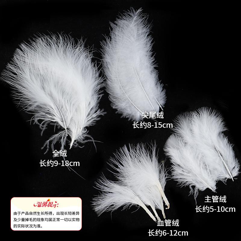 White Feathers for DIY Handmade Clothing & Jewelry Accessories