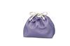 Tatsumiya Iro Iro Cleanse Antibacterial Drawstring W18 D11 Bag, Blueberry, Size Approx. H17.5 (Product Code 33710)