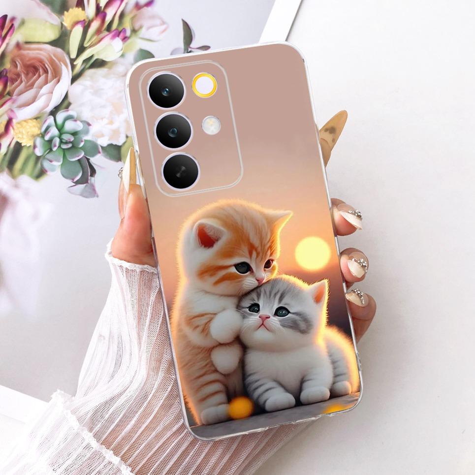 Чехол для телефона Realme C85 Pro C 85 Casing Realme 15X India с рисунком в стиле Dragon Tiger, прозрачная крышка из мягкого силикона