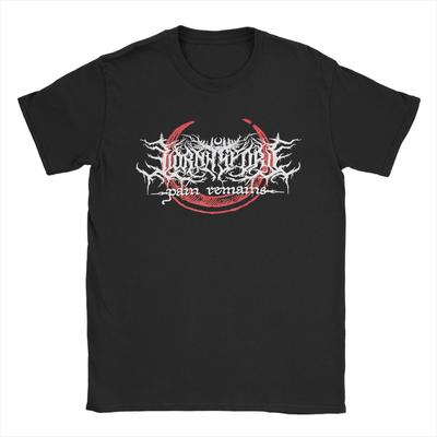 Мужская футболка группы Lorna Shore Хлопковая одежда Хипстерская футболка с коротким рукавом и круглым вырезом Новое поступление Футболка