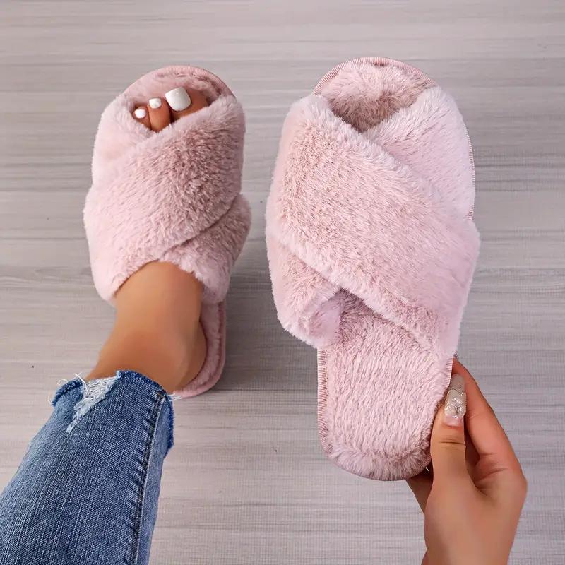 Новый модный дизайн, женские зимние домашние меховые тапочки, домашние шлепанцы из пушистого искусственного меха, модные домашние туфли на плоской подошве, женские шлепанцы