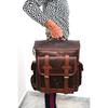 Handcrafted Top Grain Leather Backpack Unisex Hiking Women & Men Purse Vintage Laptop Valley Backpack College Bag for Men Women