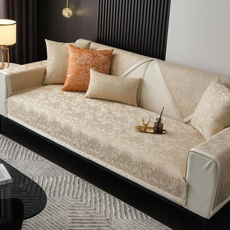 Скандинавская роскошная роскошная подушка для дивана, высококачественная ткань из синели, простая и эстетичная всесезонная универсальная противоскользящая подушка для сиденья