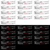 GDZJ3 Vinyl Car Logo Headlight Eyebrow Sticker Decor Accessories Auto Styling For Ford Mustang Focus Kuga Mondeo Fiesta  Escape Edge