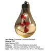 Puntos Christmas Tree Transparent LED Luminous Night Light Ball Hanging Pendant Decor