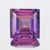 Bi-Color Purple Natural Sapphire Square 10 Ct Fabulous Certified Loose Gemstone