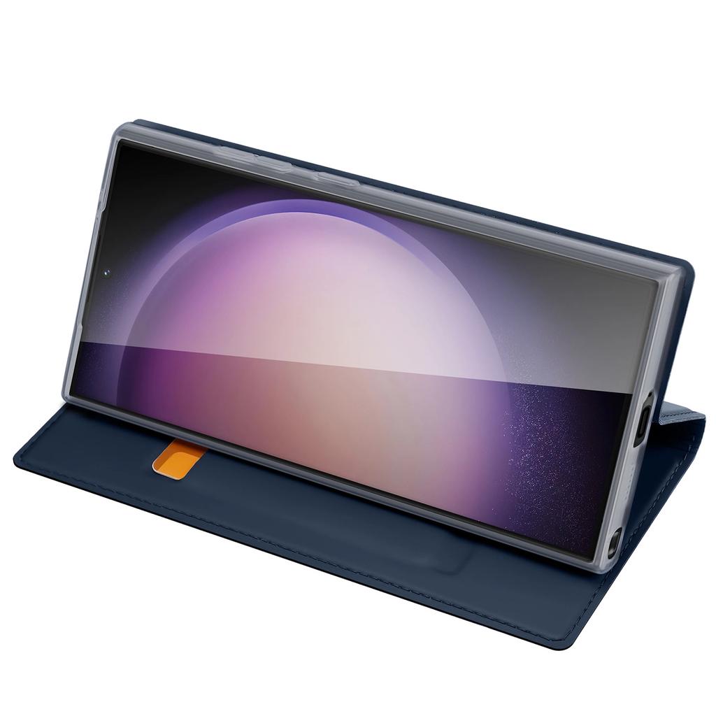 Чехол Dux Ducis Skin Pro для Samsung S24 Ultra с клапаном - синий