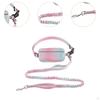 Поводок для собак с сумкой Hands Free Jogging Pet Supplies Светоотражающий шов
