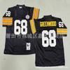 Pittsburgh Steelers Vintage NFL Football Jersey Men Cotton Embroidered Training Shirt Rugby Sport Wear
