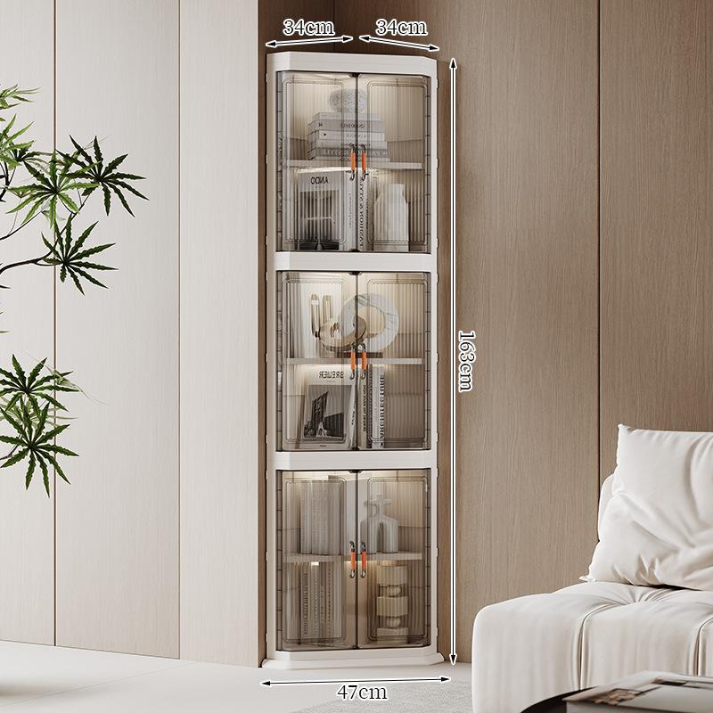 Шкаф для хранения на кухне Угловой шкаф для ванной комнаты Шкафы для гостиной Съемный угловой шкаф 2/4/6 уровней