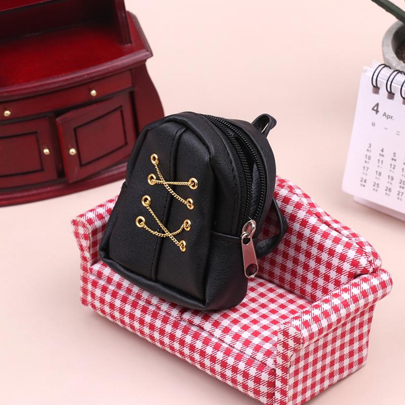 1:6 Dollhouse Miniature Backpack Chain Bag For 30Cm Doll Decor Play House Toy