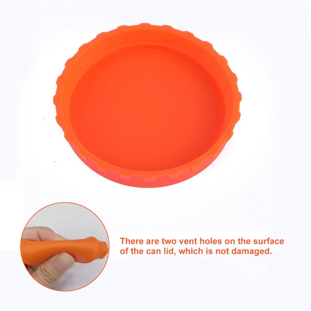 6 шт. силиконовые крышки для банок, силиконовые крышки для газированной воды, силиконовые уплотнительные крышки, крышки для пивных банок для напитков, аксессуары для посуды, 2,5 дюйма * 0,5 дюйма