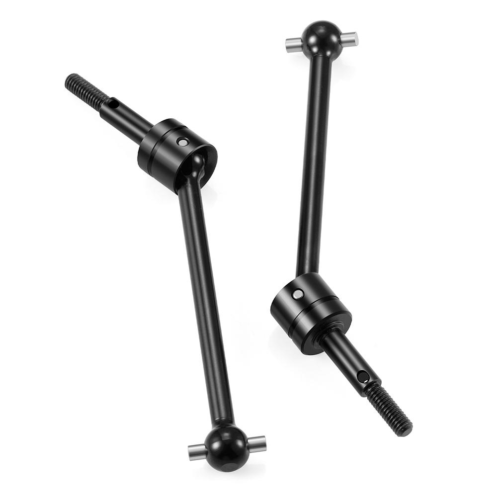 TRINOOD 1Pair Steel CVD Drive Shaft Front Rear Universal Dogbone for 1/10 Tamiya TT02B RC Buggy Car Upgrade Parts